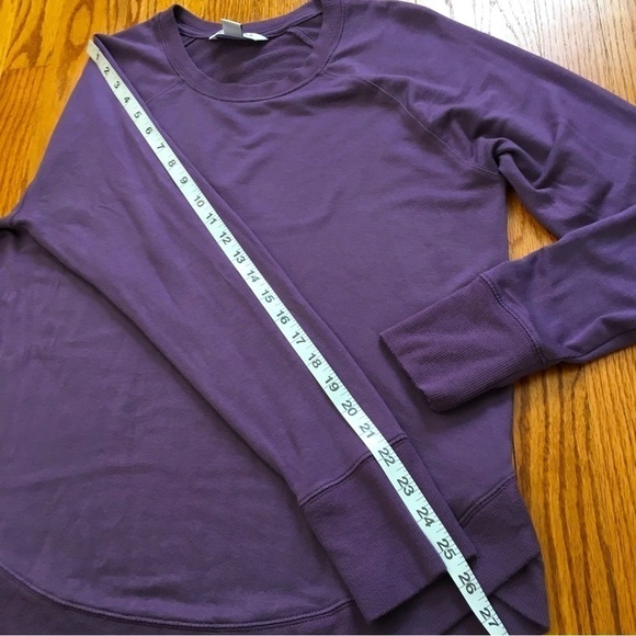 Athleta Mindset  Pullover Long Sleeve Modal Blend Maroon Athleisure Sweatshirt - Picture 14 of 16